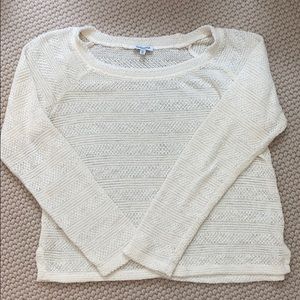 Splendid Cream Light Sweater